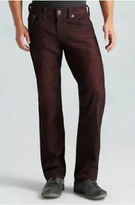 True Religion Men's Geno Big T corduroy Chili Pepper Red Black ME08NTX8 - Picture 1 of 3