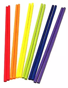 Thick 5mm  Fibre Reeds (5mm x 200mm Long) (Pack of 12 Reeds) Various Colours - Picture 1 of 55