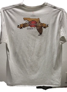 Cigar T Shirt XL Men's Florida Cigar Club Hanes - Picture 1 of 9