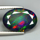 2.95 Cts_Stunning Color Play_100 % Natural Solid Welo Black Fire Opal Gemstone