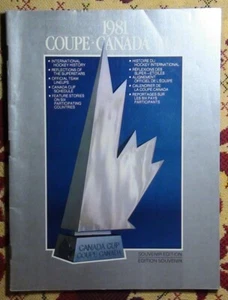 Program The Canada Cup 1981 - Picture 1 of 1