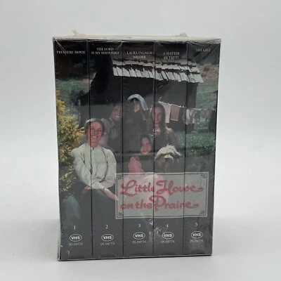 Little House on the Prairie Collector Series 5 Pack VHS SEALED Family Faith Film - Image 1 of 4