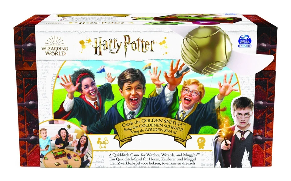 Harry Potter Catch The Golden Snitch, A Quidditch Family Board Game - Image 1 of 1