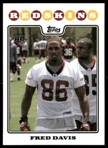 Fred Davis 2008 Topps #379 Washington Redskins RC USC - Bild 1 von 2