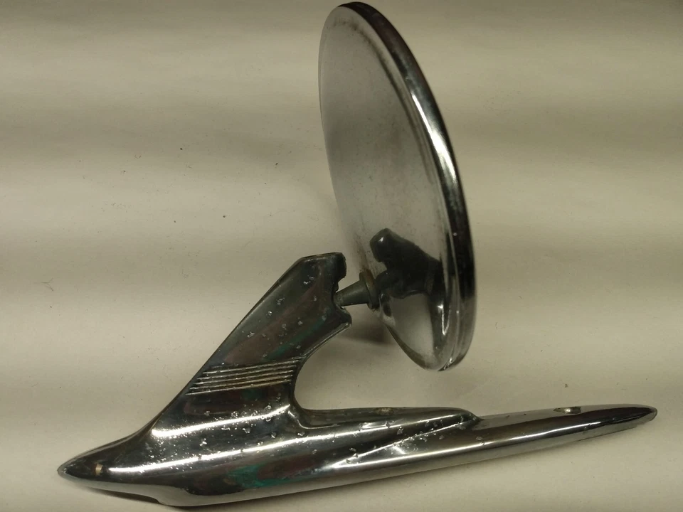 1958-66 Studebaker Cars ~Espelho Lateral de Porta Stratoline ~ AC-2918 ~ Vidro Rachado - Imagem 1 de 4