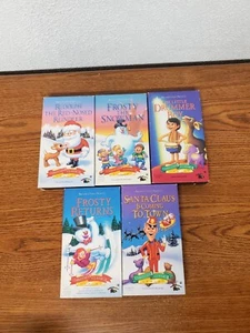 Media - VHS Tapes - Christmas Movies and Shows - Lot of 5 - Picture 1 of 7