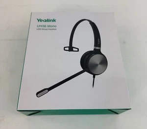 Yealink Headset UH36 USB Wired Mono Teams Certified with Noise-Cancelation - New - Picture 1 of 10