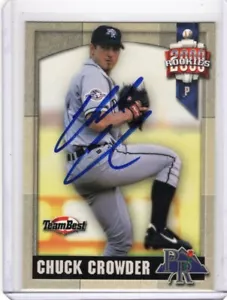 2000 Team Best Rookies #17 Chuck Crowder Autograph - Picture 1 of 2