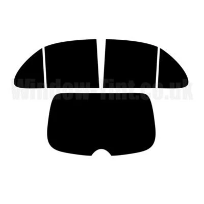 Pre Cut Window Tint for Nissan Micra 5-door 2003-10 5% Limo Black Rear Car Film - Image 1 of 4