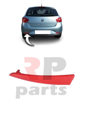 FOR SEAT IBIZA 5D 2008 - 2012 NEW GENUINE REAR BUMPER REFLECTOR LEFT N/S - Image 1 of 4
