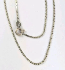 14K Gelbgold Italien Serpertin S-Gliederkette Halskette 15,75" 2,28 gm - Bild 1 von 5