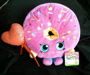 Shopkins D'Lish Donut Plüsch 11 Zoll Just Play Valentine rotes Herz Ballon Neu mit Etikett - Bild 1 von 1