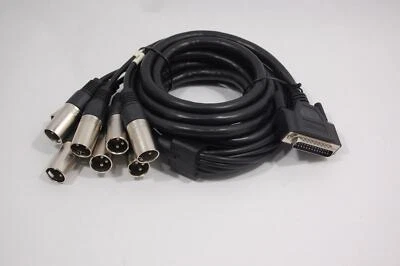 Whirlwind 8-channel DB25 to XLR Male Snake - 15 foot 1:8 Split - Image 1 of 4