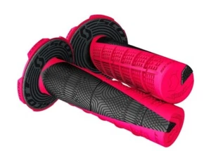 MANOPOLE MOTO CROSS ENDURO SCOTT DUECE NERO ROSA DOPPIA MESCOLA - Foto 1 di 1