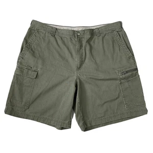 Columbia Mens 40 x 8.5 Green Cotton Cargo Hiking Shorts Outdoor Fishing - Picture 1 of 9