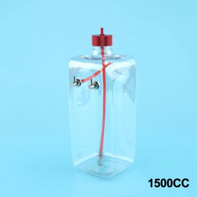 1pc 1500CC 1500ML Fuel Tank With Aluminum Cap For RC Gasoline /Nitro Airplane - Image 1 of 4