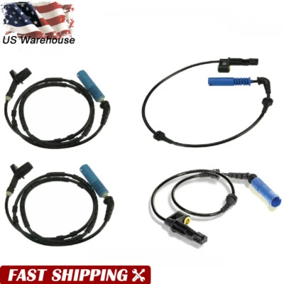 4X Sensor de velocidad de rueda ABS delantero trasero izquierdo derecho para BMW 325CI 325I 330CI 330I M3 Foto 1 de 4