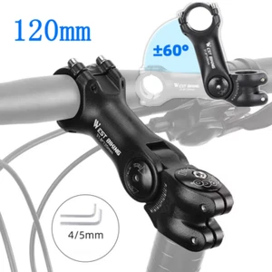 120 mm MTB Fahrrad Bike Lenkererhöhung ALU Vorbauverlängerung Zyklus-Verstellbar - Bild 1 von 11