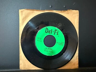 Ritchie Valens La Bamba / Donna 7" Vinyl 45 Del-Fi Records VG Foto 1 de 2