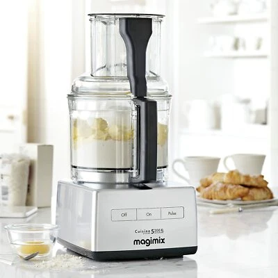 Magimix 5200XL Multi-functional Premium Food Processor, 1100W, Silver - Image 1 of 4