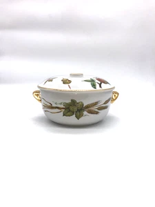 Royal Worcester Evesham England Gold 6,5" bedeckt Gemüseschüssel Servierschale - Bild 1 von 11