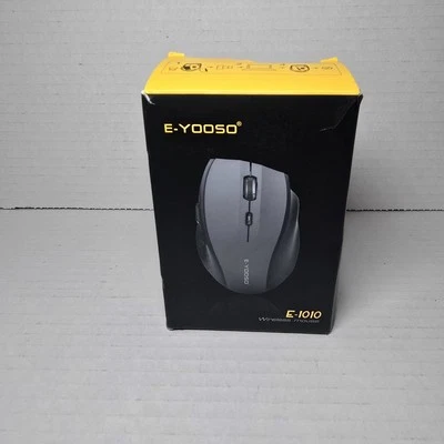 E-YOOSO Wireless Mouse USB Receiver Ergonomic Design Plug & Play Cordless New - Image 1 of 3