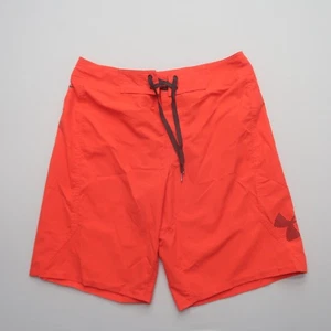 Under Armour Storm Mens Board Shorts 32 Orange Swim Surf Loose Fit - Picture 1 of 9