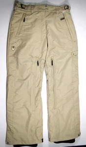 Columbia Convert Base TRX Waterproof Snowboard Pants Women's Sz M Beige Snow Ski - Picture 1 of 11