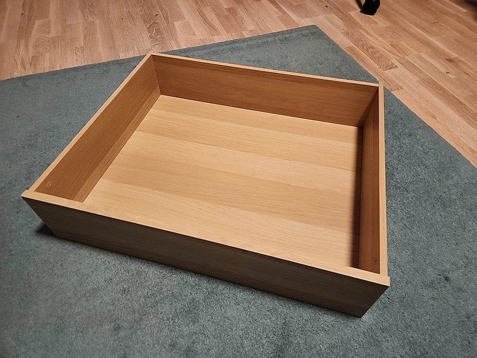 IKEA Pax Komplement Schublade Eicheneffekt weiß lasiert, 75x58 cm - Bild 1 von 1