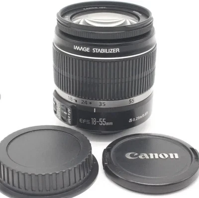 (Open Box) Canon EF-S 18-55mm f/3.5-5.6 IS Zoom Kit Original Lens - Image 1 of 2