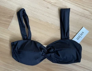 Ladies next black bikini top strapless detachable straps padded size 16 NWT - Picture 1 of 4