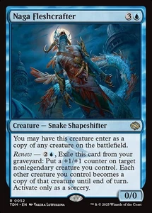 MTG Naga Fleshcrafter Tarkir: Dragonstorm 52 Regular Rare - Picture 1 of 3