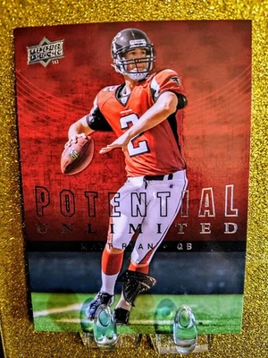 2008 Upper Deck Matt Ryan Potential Unlimited Rookie RC #PU27 Falcons - Image 1 of 2