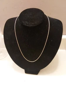 VINTAGE Solid 14k Yellow Gold 18" Diamond Rope Cut Chain Necklace GC - Picture 1 of 6