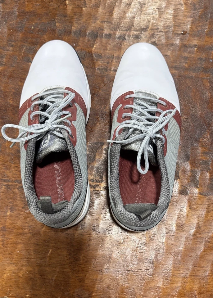 Footjoy Contour Fit - Zapatos de golf para hombre talla 8 - impermeables sin clavos Foto 1 de 4