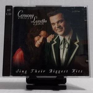 CONWAY TWITTY & LORETTA LYNN: Sing Their Biggest Hits 1997 2 CD Set 41 Tracks VG - Picture 1 of 10
