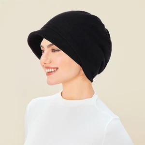 Cálida gorra a prueba de viento quimioterapia sombreros para la cabeza mujeres hiyab turbante musulmán visera ancha ala sombrero - Imagen 1 de 24