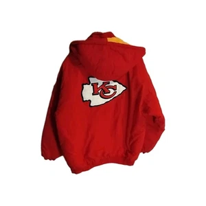 Vintage Kansas City CHIEFS STARTER Coat- Kelce Swift Champs Size M Fast Shipping - Picture 1 of 9