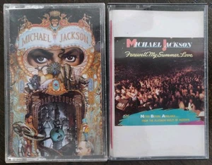 Michael Jackson Dangerous Farewell My Summer Love Cassette Tape Bundle - Imagen 1 de 6
