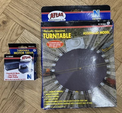 ATLAS N Scale Motorised Turntable Kit 2790 & 2791 7.1/2” Diameter- NEW - Image 1 of 4
