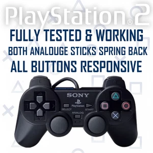 SONY PS2 Playstation 2 Controller Pad Official Genuine Original Fully Working - Picture 1 of 1
