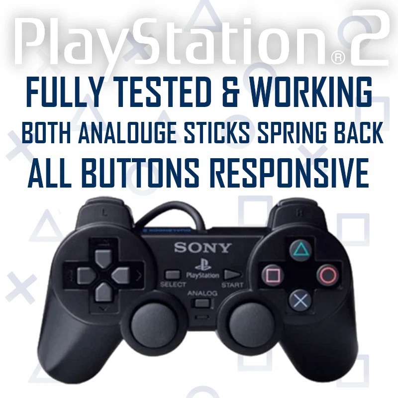 SONY PS2 Playstation 2 Controller Pad Official Genuine Original Fully Working  - Image 1 of 1