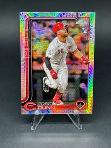 2025 Topps cromo - Blake Dunn #161 refractor de prisma (RC) rojos - envío gratuito - Imagen 1 de 2