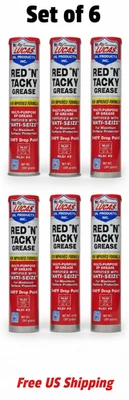 Lucas Oil 10005 Red "N" Tacky Grease 14 oz Conjunto de 6 - Imagem 1 de 4