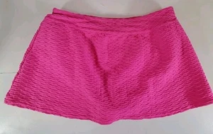 Land's End strukturierter Damen-Bade-Skort Hot Pink Größe 12 - Bild 1 von 2