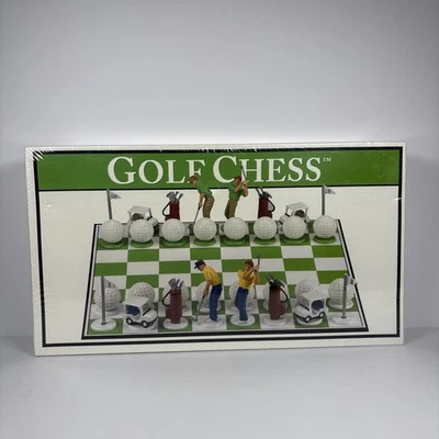 New Golf Chess Board Game Set Big League Promotions Dad Golfer Gift 2001 Sealed - Image 1 of 4