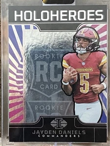 2024 Panini Illusions - Holoheroes Rookies Jayden Daniels #20 (RC) - Picture 1 of 2