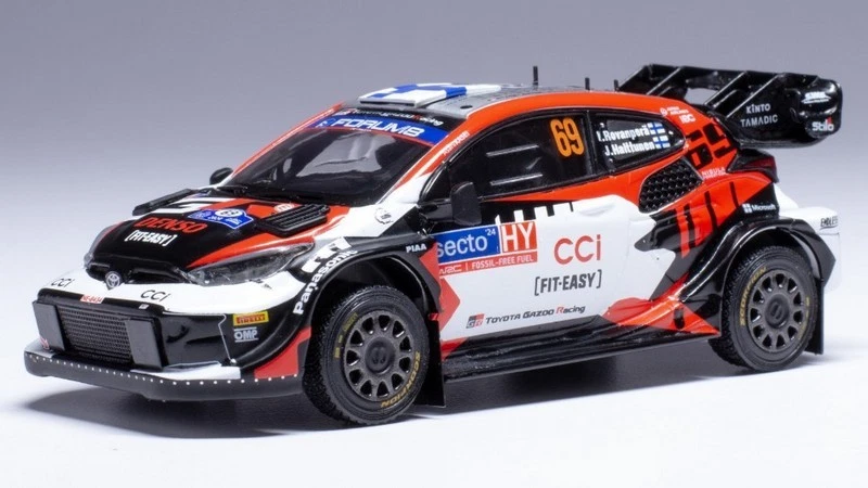 Toyota Yaris GR WRC Rally Finland 2024 Rovanpera-Halttunen 1:43 IXO RAM947 - Immagine 1 di 1