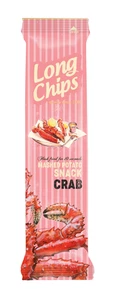 LONG CHIPS CRAB Flavor Mashed Potato Snack 75g 2.65oz - Picture 1 of 6