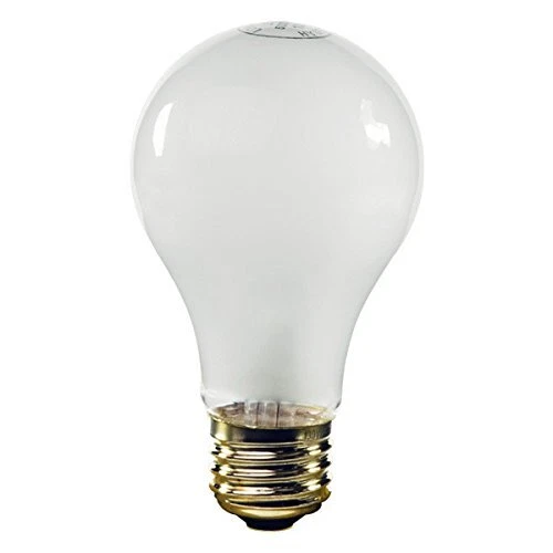 25 Watt A19 34 Volt Frost 1500 Life Hours 250 Lumens Satco S5020 - Image 1 of 1